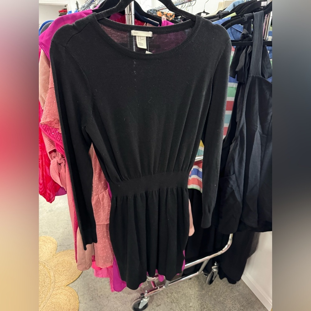 H&M Black Long Sleeve Top